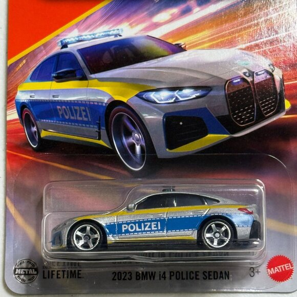 Matchbox 2025 BMW i4 Police Sedan 80/125 Diecast New - Picture 3 of 9